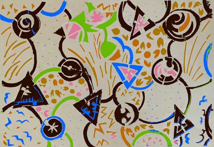 integralcolor's tweet photo. Art of the Day! "Katazome Series: KaBoom-Sand". Buy at: https://t.co/iNkkC2l3mJ https://t.co/A0vH2PYZFV