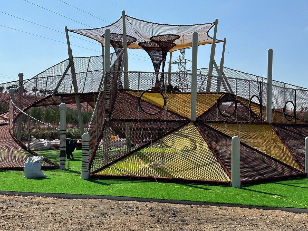 yideligroup's tweet photo. This is what a real outdoor playground project looks like. Designed, built, and delivered by YDELPLAY.
#OutdoorPlayground #YDELPLAY #B2B #PlaygroundProject #ThemePark #FactoryDirect https://t.co/dToIlXKU4Z