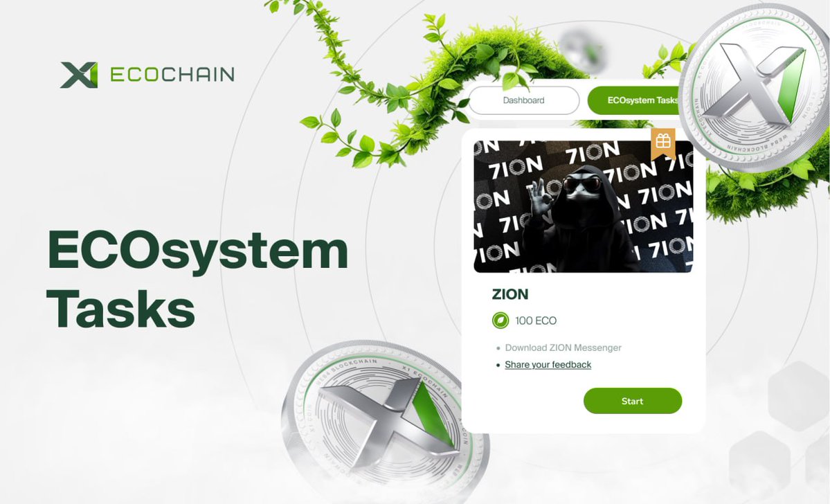 X1 EcoChain tweet media