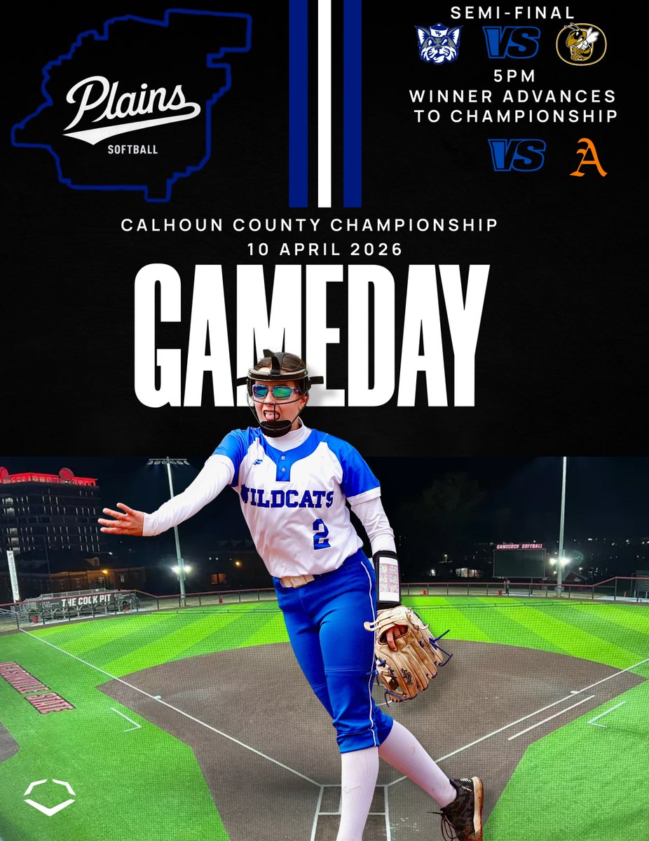 WPSoftballWP's tweet photo. It's GAMEDAY!
📷 Calhoun County Tournament, SEMI-FINAL
📷 Semi-finals: Oxford
📷@ 5pm
📷 Friday, April 10th
📷 Jacksonville State Gamecocks Softball Jana McGinnis Field
Winner plays Alexandria in championship
📷 Gamechanger LIVESTREAM:
https://t.co/bl7Q03Ti8K... https://t.co/fSS8sf7hVQ