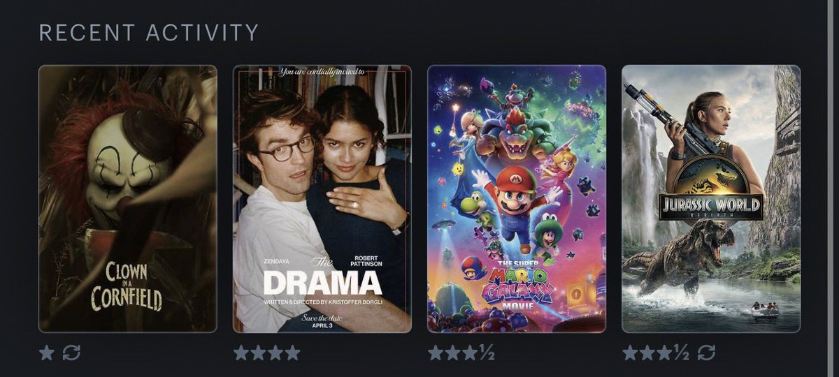 #LetterboxdFriday #LastFourWatched