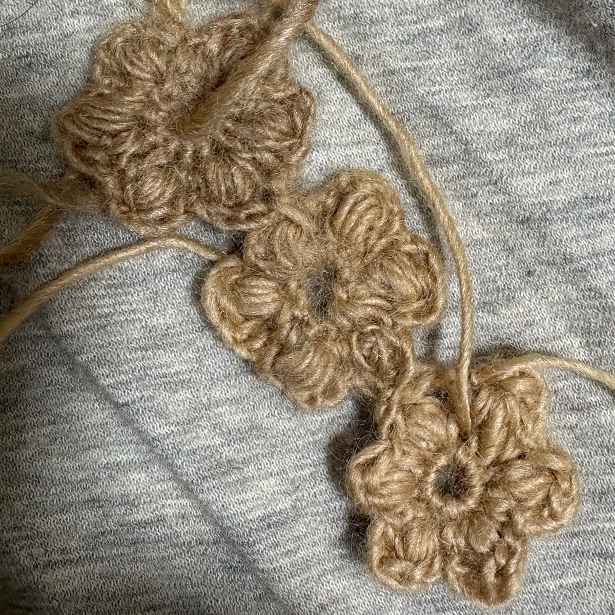 お花編んだ　頭を切り替えて頑張りたい