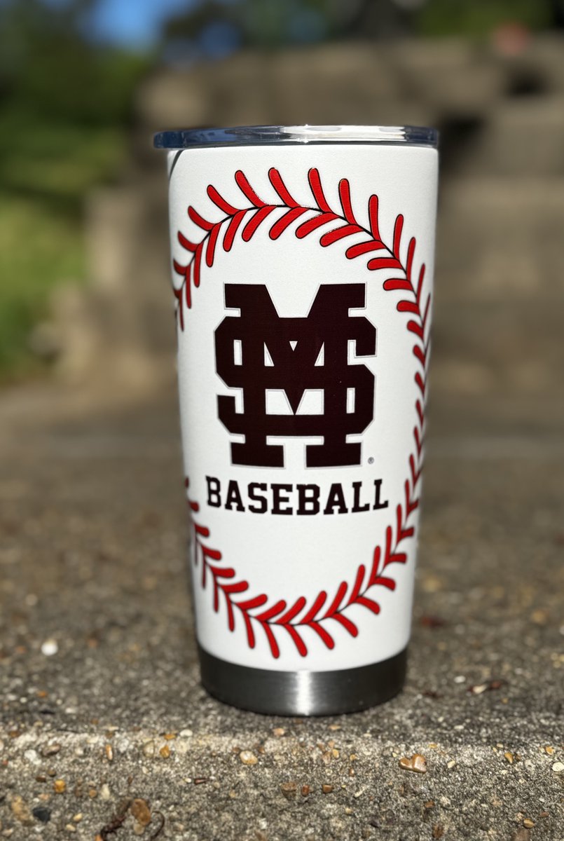 CBM_MSU's tweet image. Happy Maroon Friday! Start your weekend off with this new 20oz Baseball Tumbler for only $34.99 Shop in store or give us a call. We are always happy to help our customers. 
#MSUBaseball #MoverS