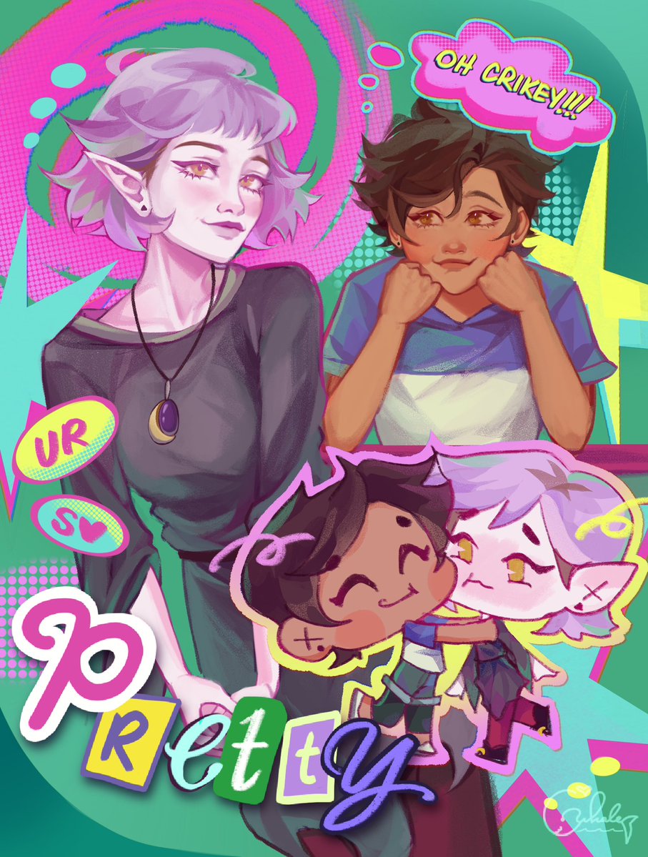 in the wise words of luz noceda, oh crikey!!! (valid reaction to ur witch gf changing up her look) #lumity #TheOwlHouse