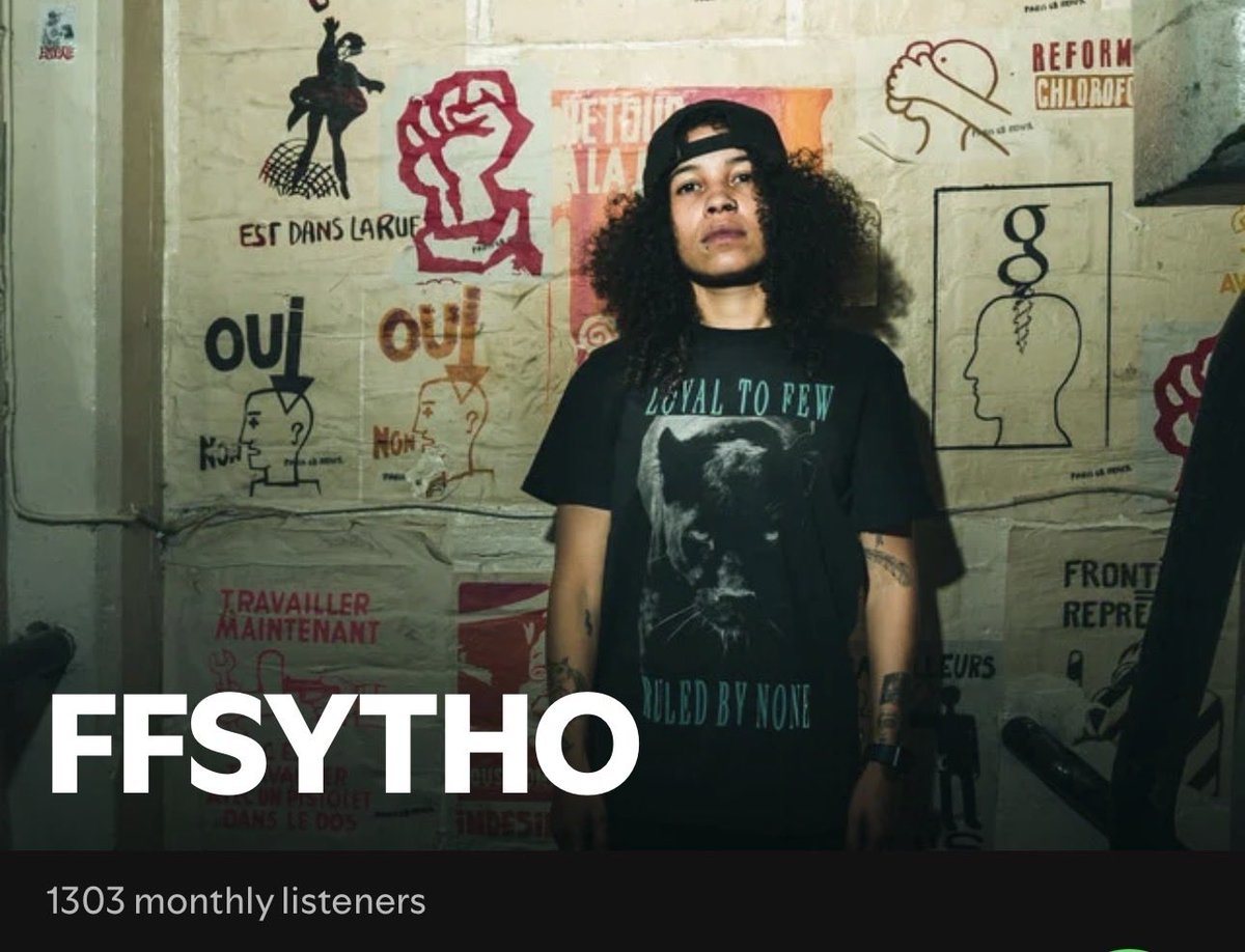 Pretty gassed I’ve gone up 100+ listeners on Spotify  

Give me a follow please 

open.spotify.com/artist/6W1EsJW…