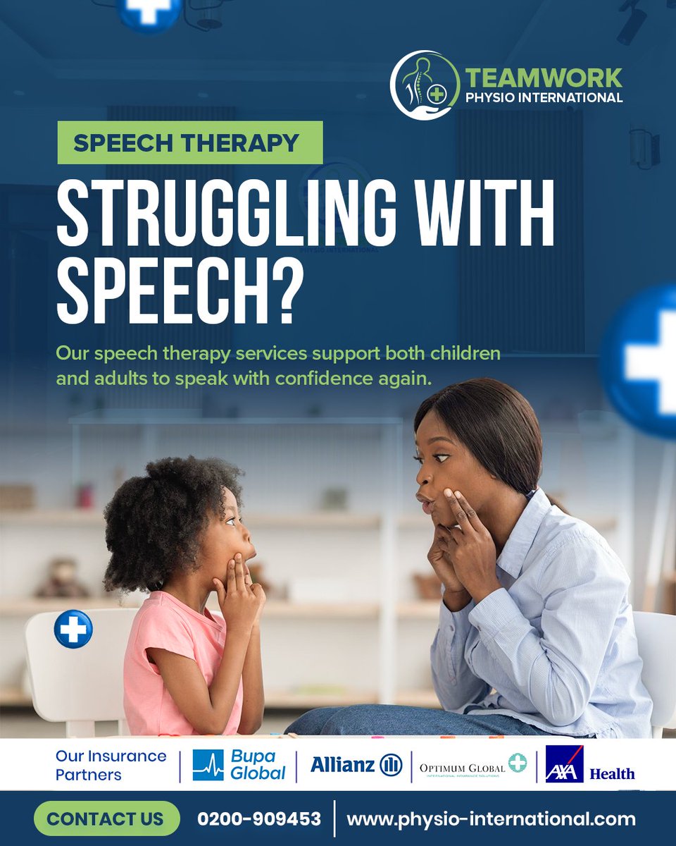 PhysioTeamwork's tweet photo. Communication is key to connection.
Our speech therapy services help you or your loved ones speak with confidence and clarity again.
We’re here to support every word.

#SpeechTherapy #TeamworkPhysio #CommunicationMatters #Rehabilitation #SpeakWithConfidence https://t.co/cXM55expHS