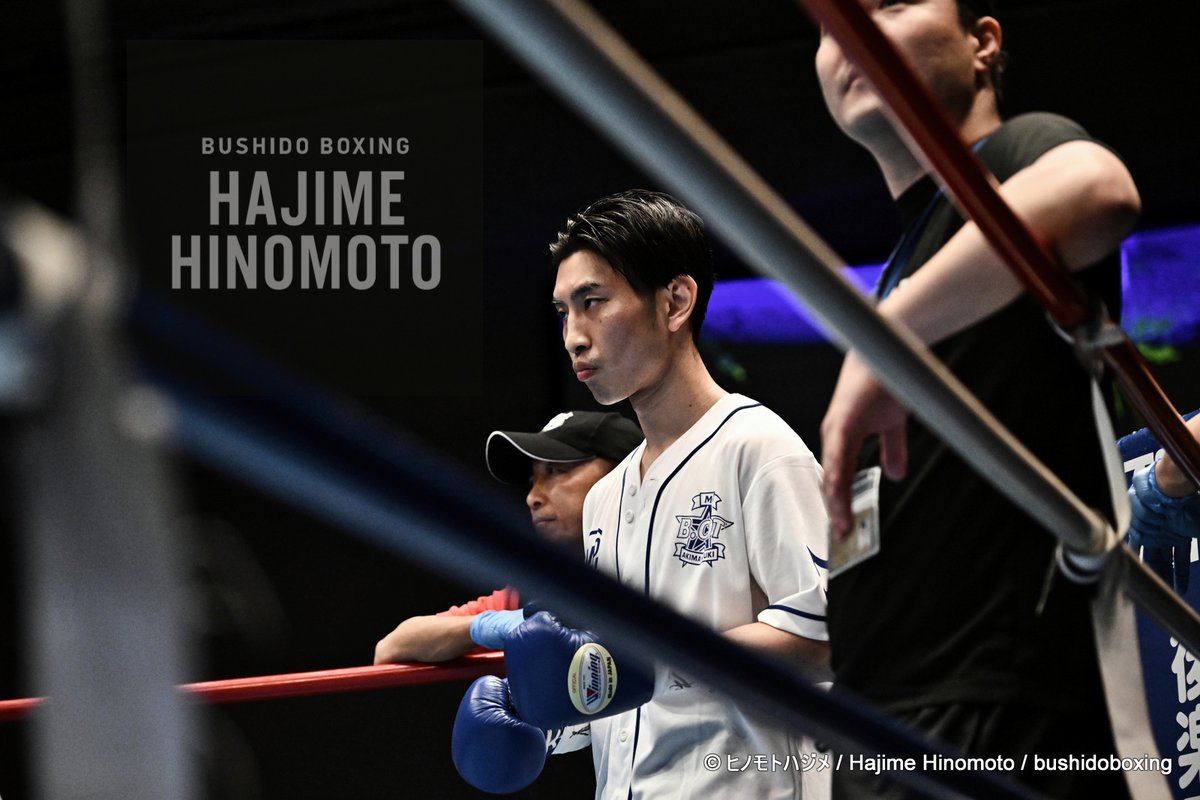 bushidoboxing's tweet image. 2026.4.9
(株)中山建装 Presents FIGHT for PRIDE vol.6
★Sバンタム級8回戦
プロ16戦9勝(3KO)5敗2分
魂の左ボディで流れを引き寄せる、覚悟の再戦
×#渋谷亮太（24／#T&amp;amp;T）
　判定0-3（74-78、73-79、73-79）
プロ17戦9勝(4KO)6敗2分
変則の間と右が持ち味
〇#秋間瑞輝（34／#宮田）