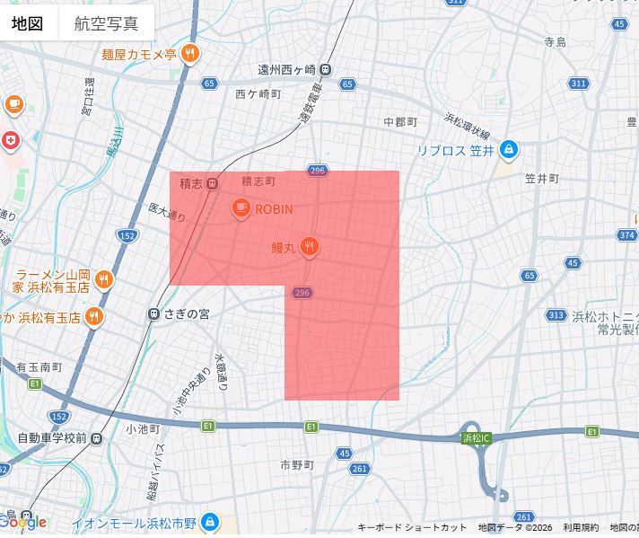 停電情報 中部電力 22時56分 静岡県 浜松市中央区 大島町、大瀬町