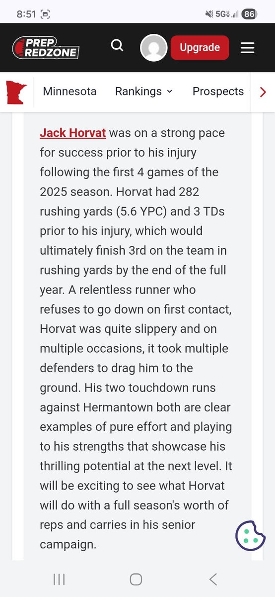 jack_horvat's tweet photo. Thank you Austin Lowell @stnlowell and @PrepRedzoneMN for the write up! Can't wait for the season!!
#GoLumberjacks
#Fullback
#Linebacker
#Cloquetfootball https://t.co/8GIvN2uUEv