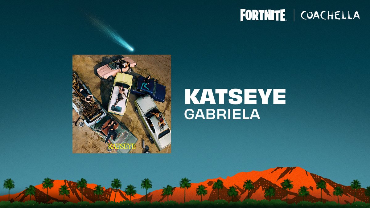 FNFestival's tweet image. Today's the day! Coachella is here, and we got new and returning hits coming to the shop TONIGHT 🌴