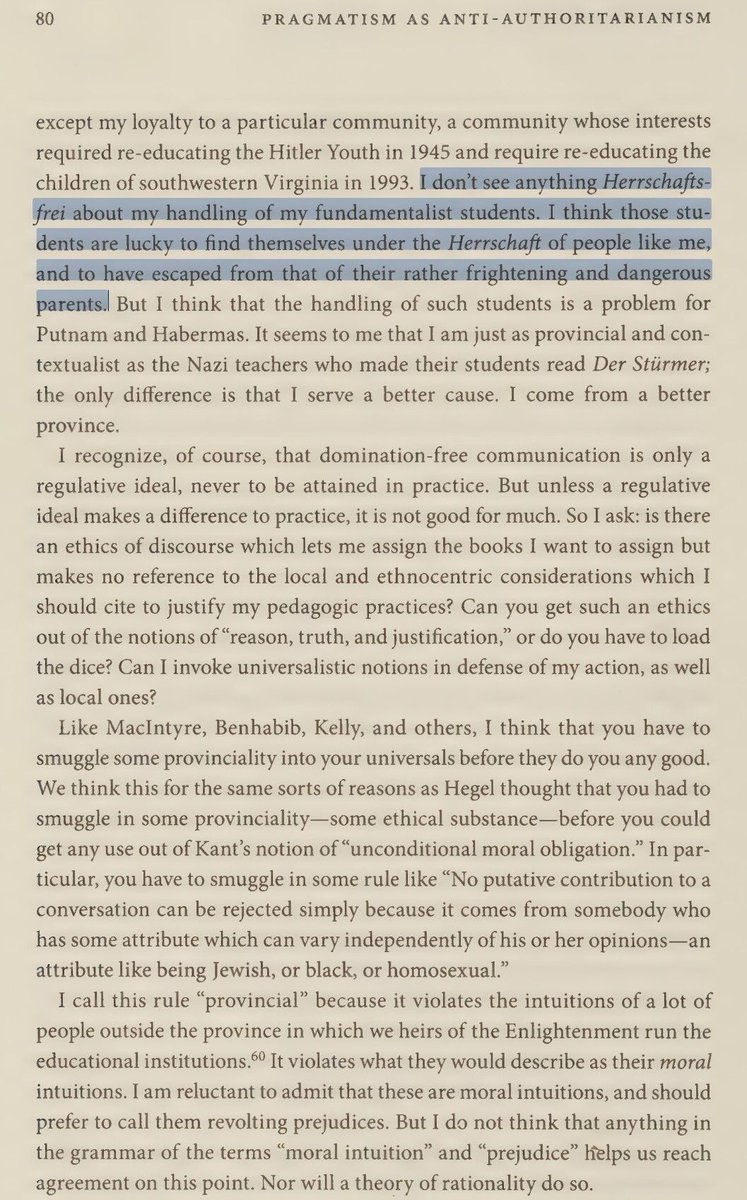 Rorty QOTD tweet media