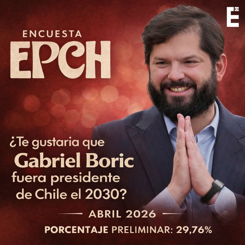 EPCH (Elecciones Presidenciales Chile) tweet media