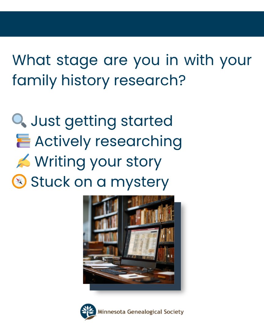 Minnesota Genealogical Society (MNGS) (@mngensoc) on Twitter photo 