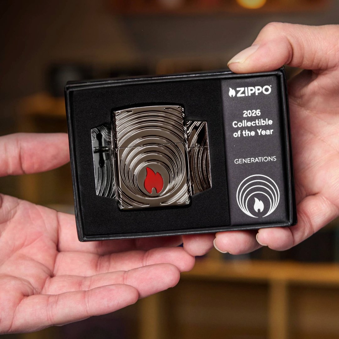 Zippo's tweet image. Inspired by generations, made to last for generations. Claim your 2026 Collectible of the Year and add to the legacy. 🔥

Shop Now 👉 brnw.ch/21x1u4e

#Zippo #MadeInUSA #ZippoCOY