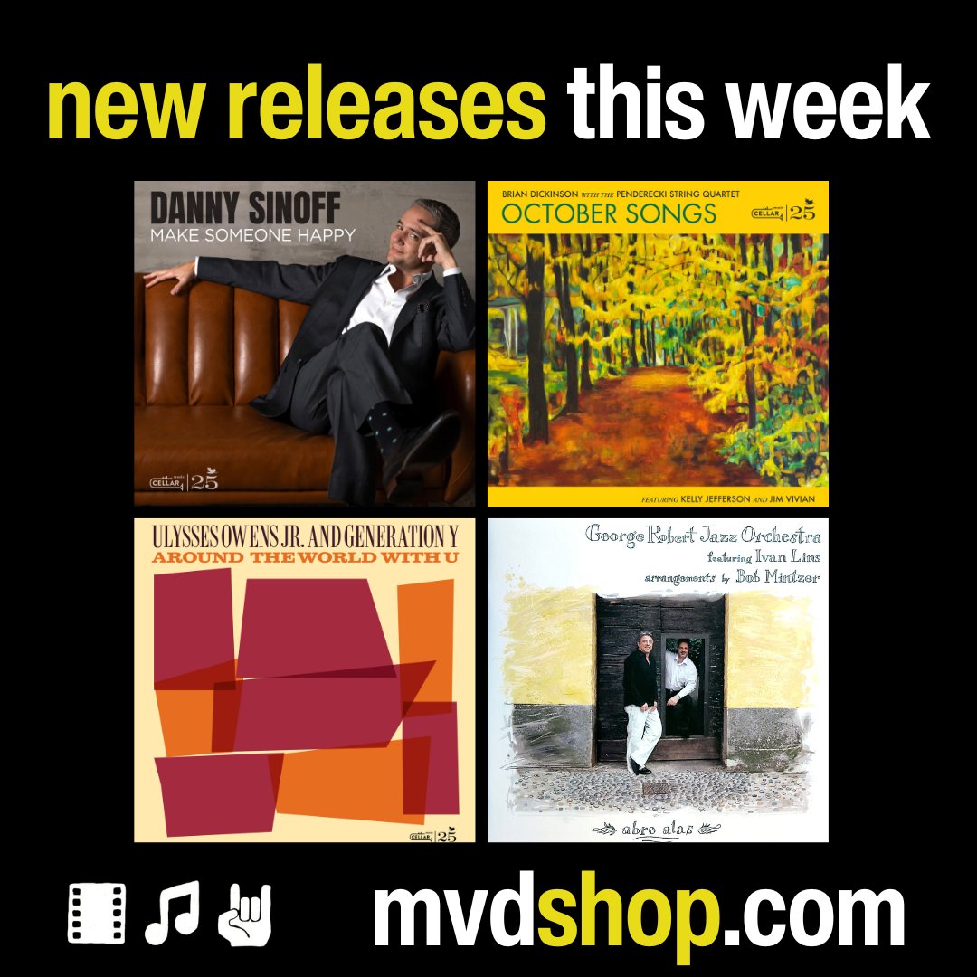 mvdentgroup's tweet image. #NewMusicFriday is here 👀

Fresh new titles available now from MVD!

You can find these and more over at MVDshop.com or through your favorite physical media retailer.

#NewReleaseAlert #OutNow #VinylRecords #CD #LP #NowSpinning #Audiophile #PhysicalMedia