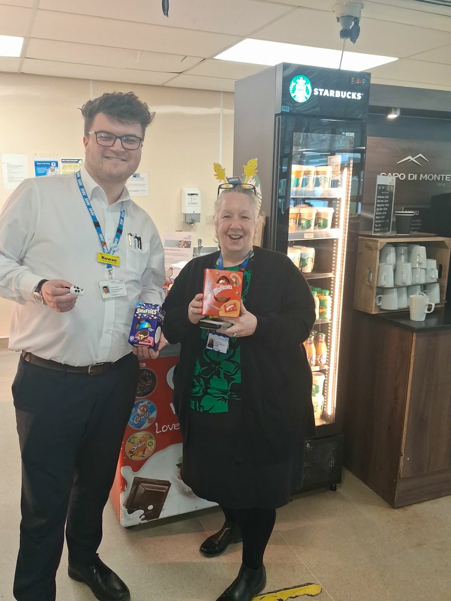 GMS_facilities's tweet photo. 🐣 A big well done to our Easter character hunt prize winners!

Thanks to everyone who took part and to our catering team for bringing some Easter fun to Fosters &amp; Blue Spa last week 🎁✨ https://t.co/17ct1pkDn7