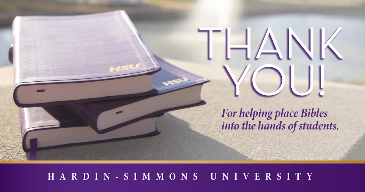 Hardin-Simmons University tweet media