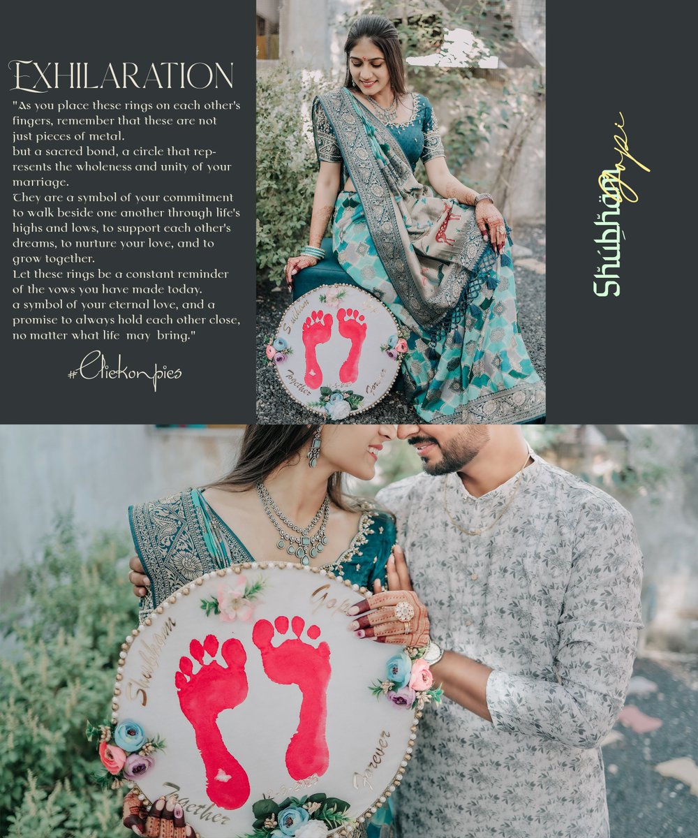 Clickonpics's tweet photo. Kanku Pagla 👣❤️
A new beginning filled with love, blessings &amp; forever vibes ✨
#KankuPagla #GujaratiWedding #IndianWedding #WeddingTradition #CulturalVibes #ShaadiMoments #WeddingPhotography #BlessedMoments #GujaratiCulture #MehndiLove #WeddingReels #CoupleGoals #RoyalWedding https://t.co/z9ugmITJ4q