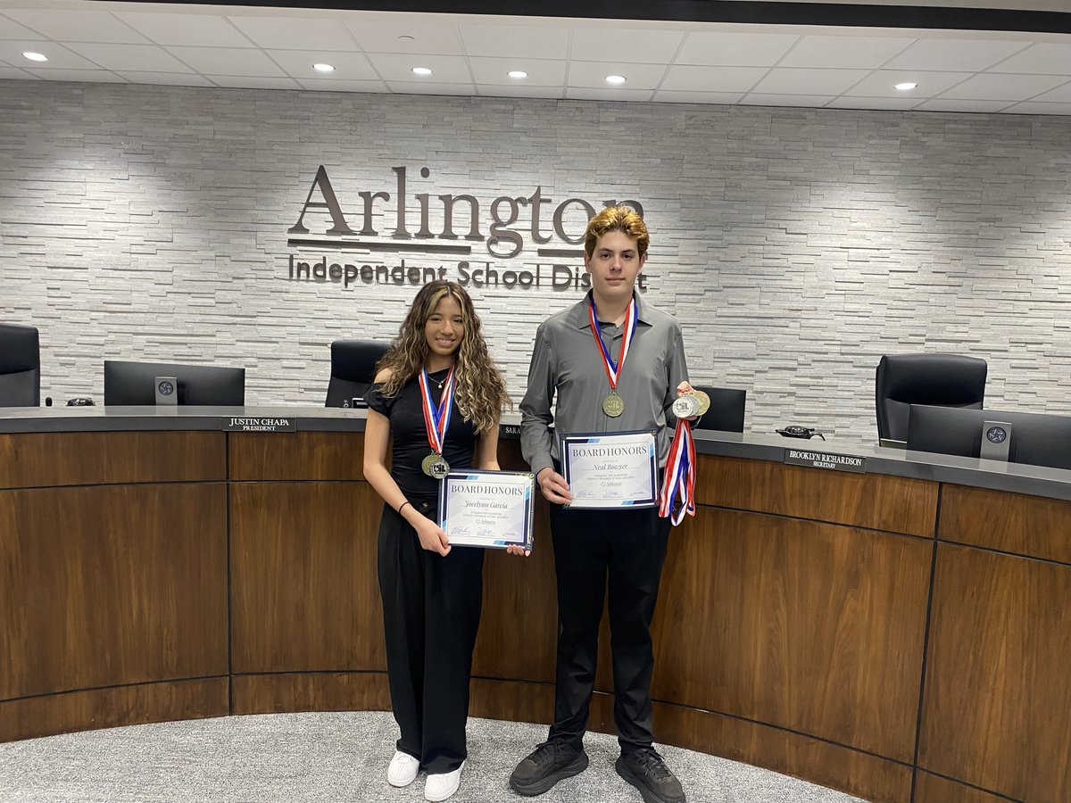 SeguinSwimming's tweet photo. Thank you to the Arlington ISD Board and Trustees for recognizing our District Champions and State Qualifiers lasrnight.  Hard work continuing to pay off!  @ArlingtonISD @AISD_ATH @JuanSeguinHS https://t.co/imAE4JwNNo