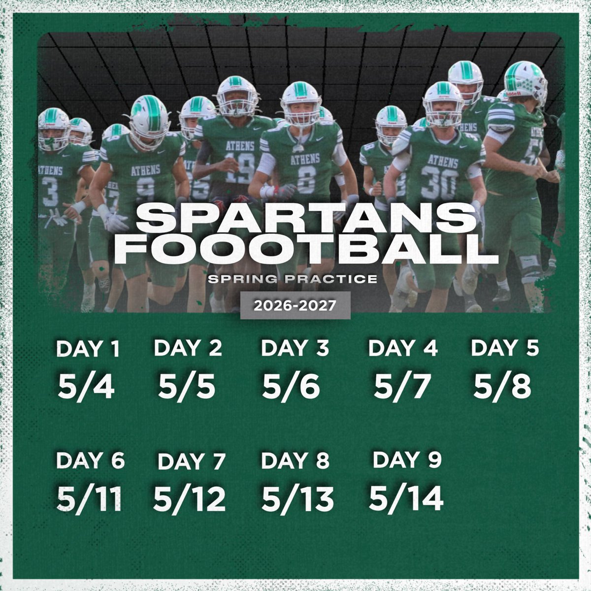 About that time! Go Spartans! 

#NoPlaceLikeTheA