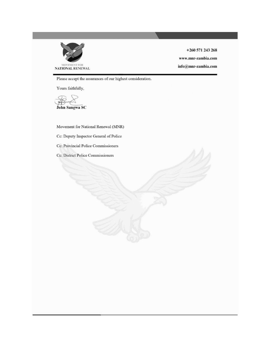 John Peter Sangwa, SC tweet media