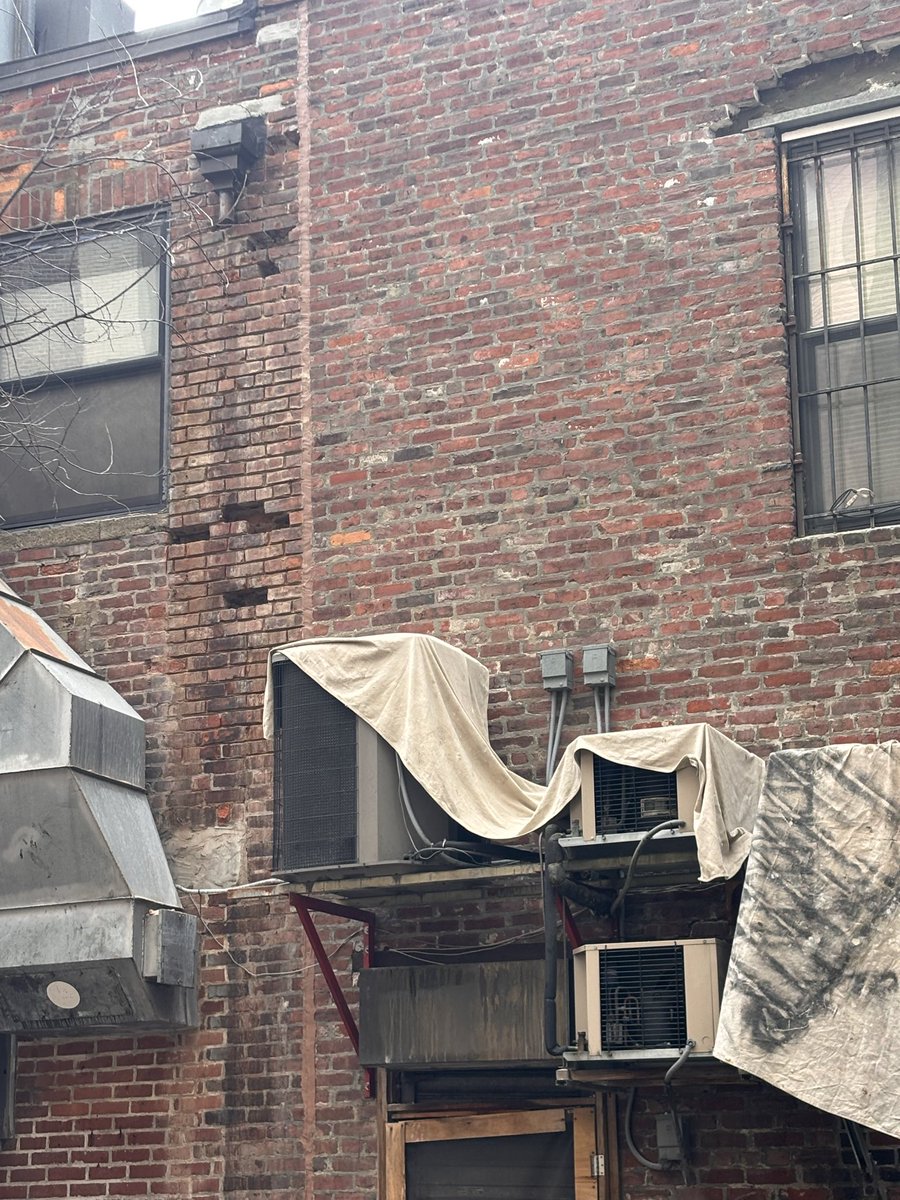 Rogerixnz's tweet photo. Solid project in Chinatown—this is what proper masonry restoration looks like when it’s done right. Steel lintels replaced, brick rebuilt, partial repointing + full grinding/pointing, stainless flashing, window caulking, and new drainage all tied together to stop water issues for good. In Boston, it’s never just brick—it’s structure and water management. If your building is showing signs of failure, now’s the time to address it before it turns into a bigger problem.

#BostonConstruction #Masonry #BrickRepair #Repointing #Waterproofing #BuildingEnvelope #GilraceMasonry