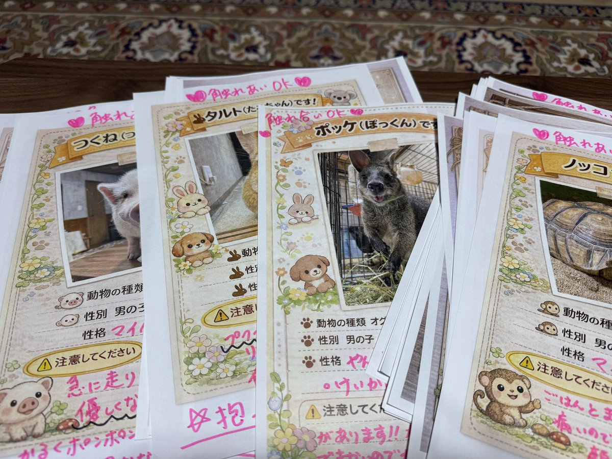 animals323's tweet photo. いよいよ明日です🥰
参加者の皆様、お気を付けてお越しくださいね！
お待ちしております✨ https://t.co/0oJmjccUiv
