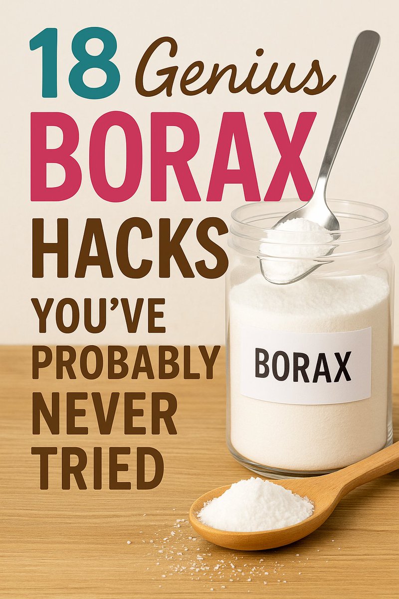 Dian_Farmer_'s tweet image. Think Borax is just for laundry? Think again. From pest control to unclogging drains, here are 18 surprising ways to use 20 Mule Team Borax around your home - and most cost less than $1!

#CleaningHacks #DollarTreeFinds #FrugalLiving #HouseholdTips #BoraxUses #NaturalCleaning