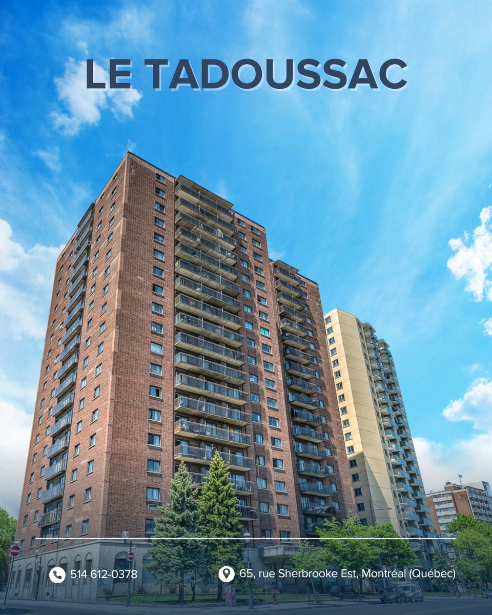 CaprentQC's tweet photo. Au Tadoussac, vous êtes au cœur de l’effervescence de la ville, à quelques minutes seulement du Quartier des Spectacles et de la station de métro Sherbrooke.

📍 65, rue Sherbrooke Est, Montréal (Québec) H2X 1C4
📞 514 612-0378
🔗 https://t.co/WQcYoWylj4 https://t.co/j7Jz8Df3vd