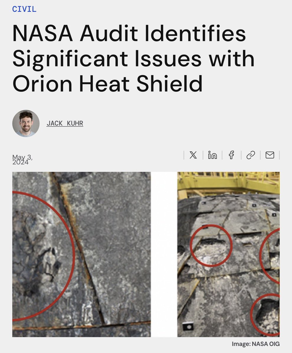 The heat shield for A-I wasn’t convincing. Lets hope this wont happen this time, Later Today.🤔