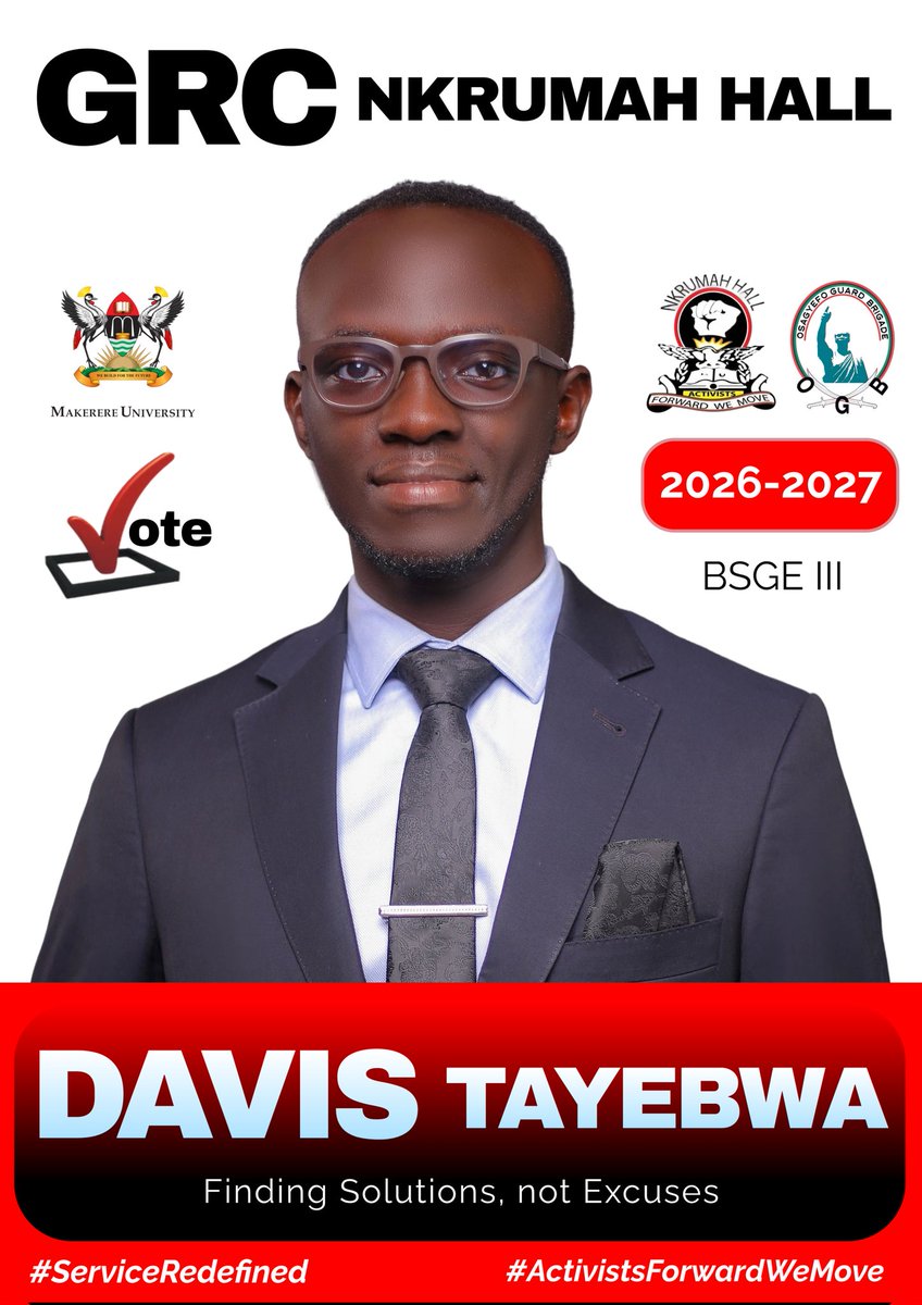 DTMSurveys's tweet photo. I'm deeply honored for having been elected as the 92nd GRC Nkrumah Hall.
A huge thank you to all Activists who believed in the vision ๐๐พ๐ Now, it's time to get to work and deliver real results!
#FindingSolutionsNotExcuses
#ActivistsForwardWeMove https://t.co/R68ZNc2kT0