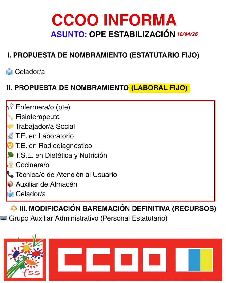 FSS-CCOO Canarias tweet media