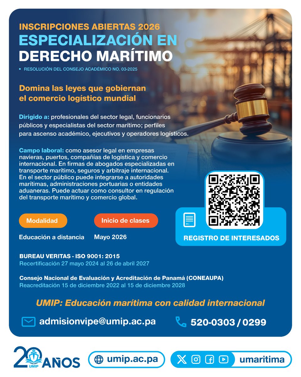 Universidad Marítima Internacional de Panamá tweet media