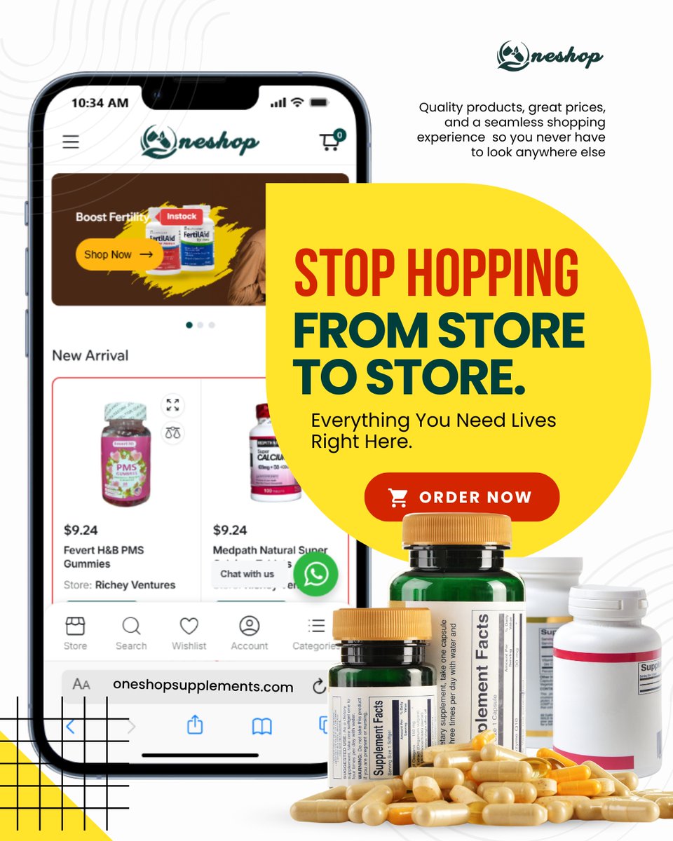 Oneshopsupps's tweet image. No more searching, no more stress. Quality supplements, great prices, and a seamless shopping experience, all in one place. Why go anywhere else?

Order now - oneshopsupplements.com

#oneshopsupplements #supplementstore #onlineshopping #allinoneplace #shopeasily