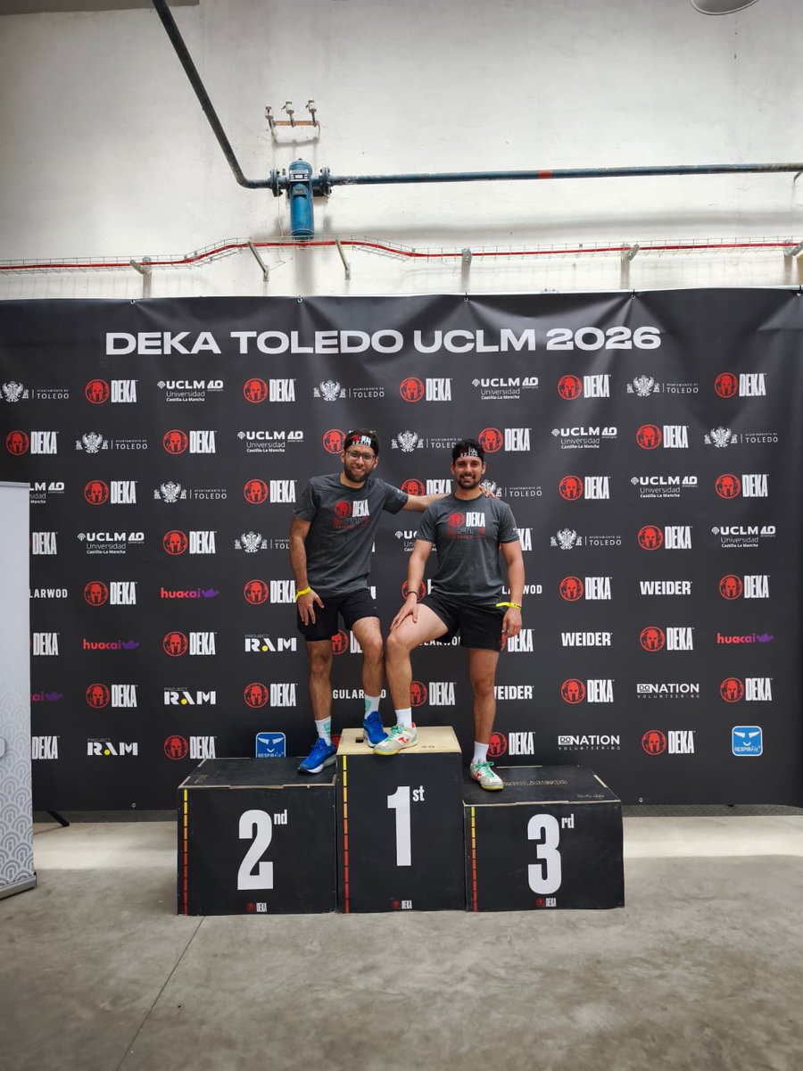 💪🏃‍♂️ Estudiantes y profesorado de la <a href="/eiia_toledo/">Escuela Ingeniería Industrial y Aeroespacial UCLM</a> han participado hoy en la DEKA FIT TOLEDO 2026, dentro del 40 aniversario de la <a href="/uclm_es/">Universidad de Castilla-La Mancha</a> y organizado por <a href="/FACDEPORTEUCLM/">FAC. DEPORTE. UCLM</a>
Porque… los ingenieros también nos movemos 😉
Y algo de mecánica sabemos aplicar para competir con éxito😎