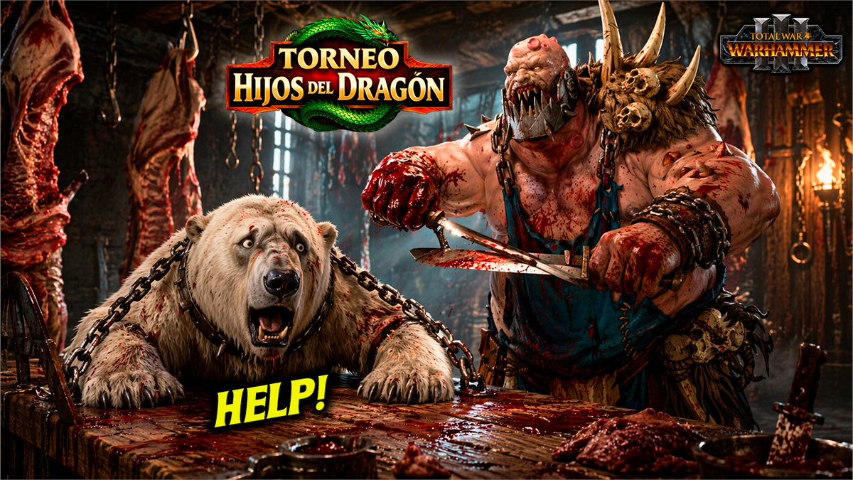 CoMaWHiTe_esp's tweet photo. 🔪 El actual campeón del canal, el carnicero Butcherbird, inicia su andadura en el torneo dándonos unas replays espectaculares que os dejo a continuación.
https://t.co/SB6QAg4It7
#totalwar #warhammer #torneo #tournament #wh3 https://t.co/UpsM3h69yi