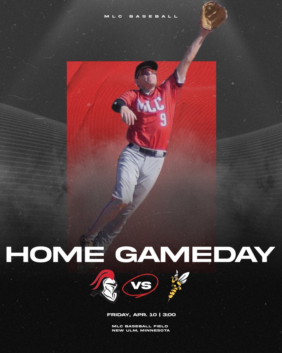 MLCBSBL's tweet photo. Home Gameday! ⚔️ 

vs UW-Superior
📍New Ulm, MN
🕕 3:00 PM CT 
📺 UMAC Sports Network
📊 https://t.co/G2ghkv2Miw https://t.co/VSDbtll2QD