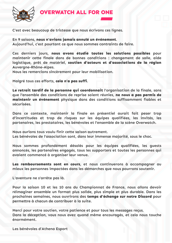 Overwatch AllForOne France tweet media
