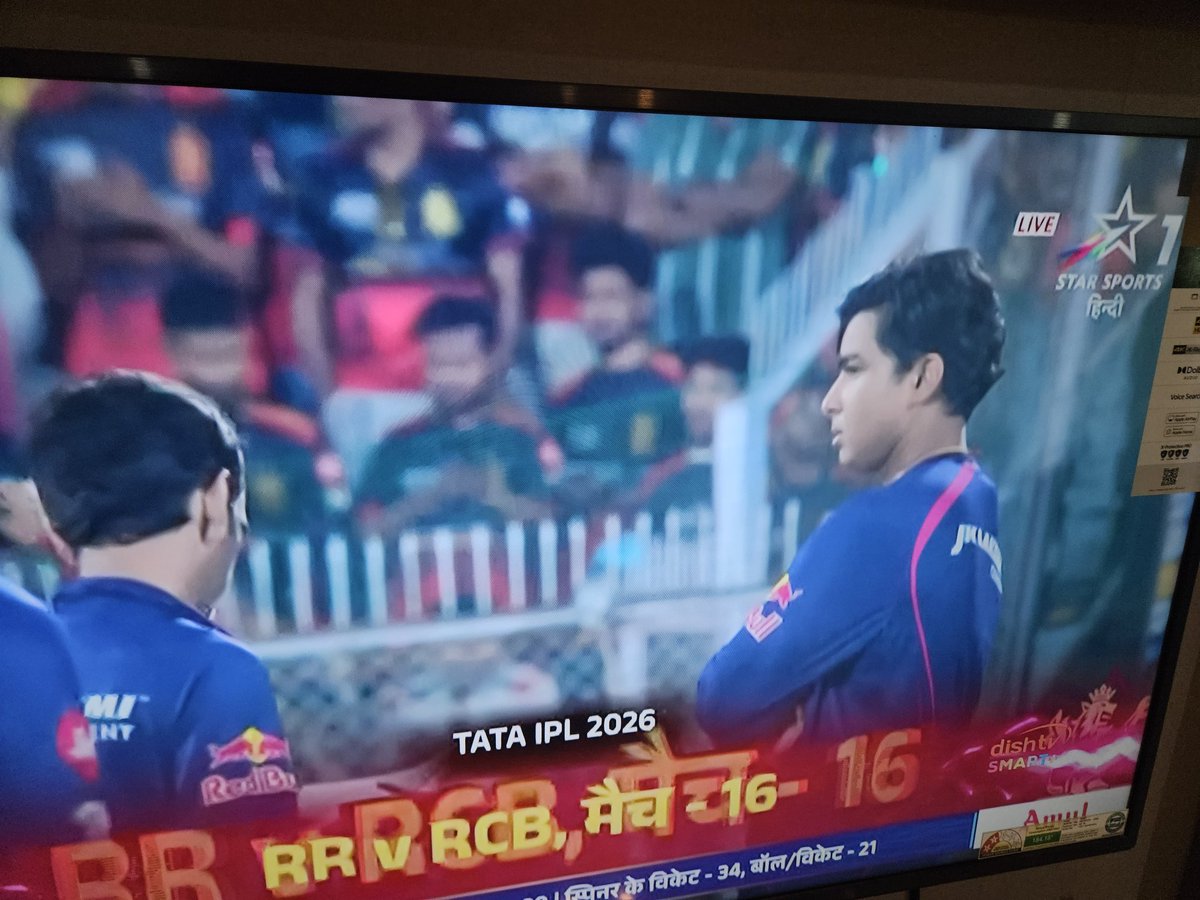 Get ready for Vaibhav show at 8.15 PM 🫡😍🍻
#VaibhavSuryavanshi
#RRvsRCB
#IPL2026
<a href="/rajasthanroyals/">Rajasthan Royals</a>