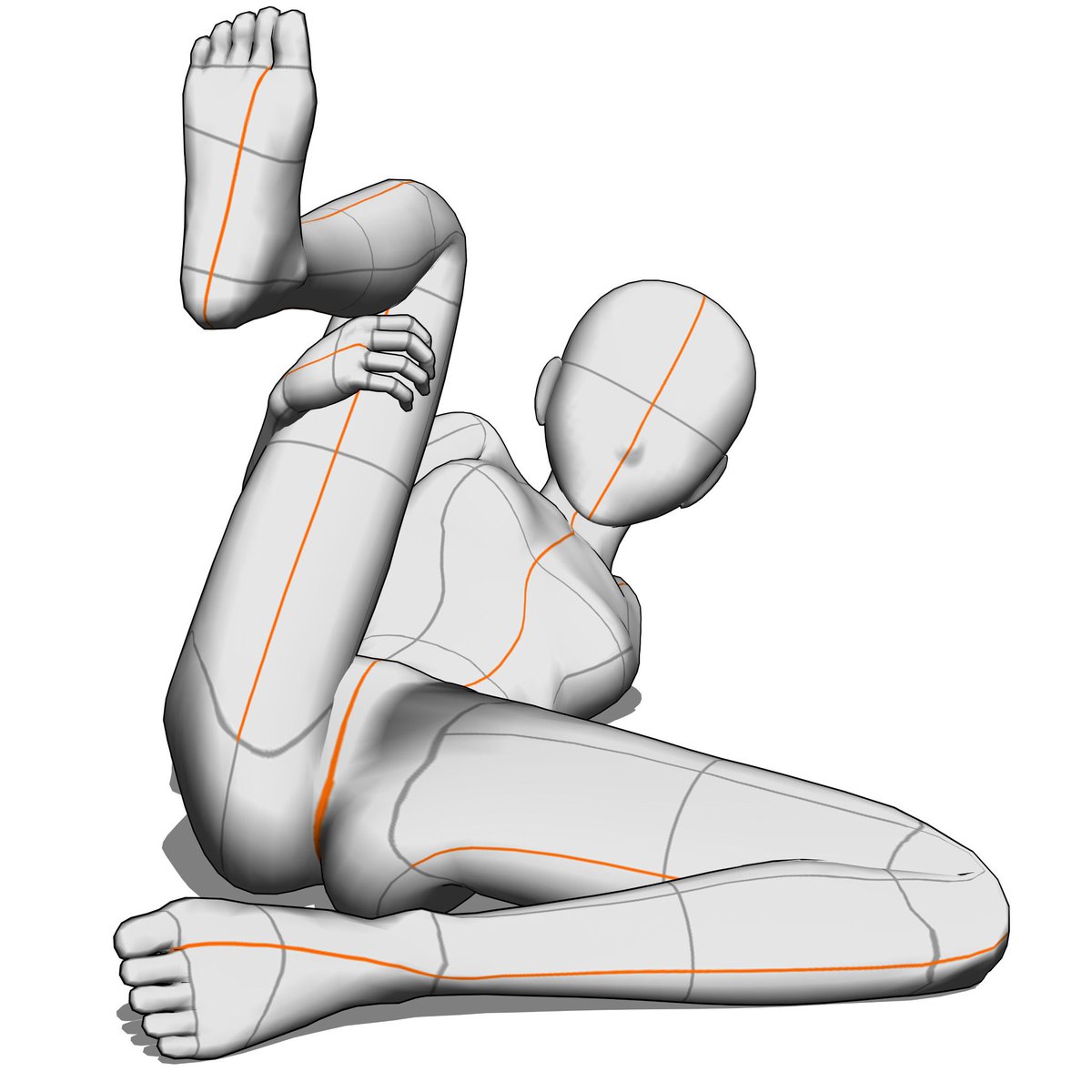 kennlilynn's tweet image. Hey @grok make me do on the first picture the position of the second picture