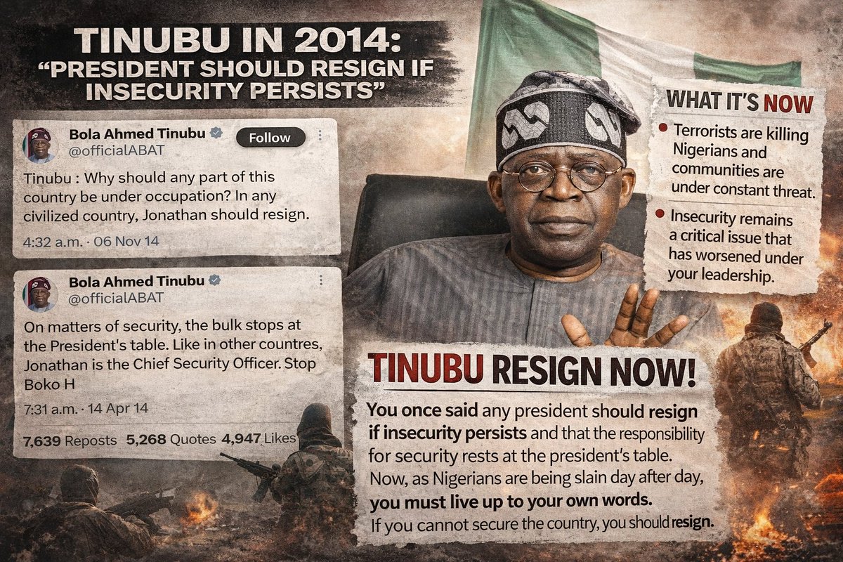 <a href="/officialABAT/">Bola Ahmed Tinubu</a> Resign or do you want rule over dead Nigerians?