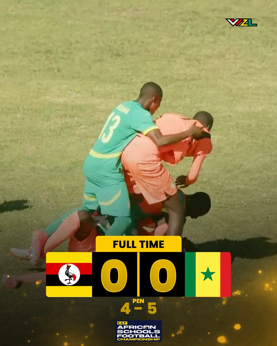 Senegal 🇸🇳 beats Uganda in penalty shootouts to win their first ever African schools championship (U15) 🏆
