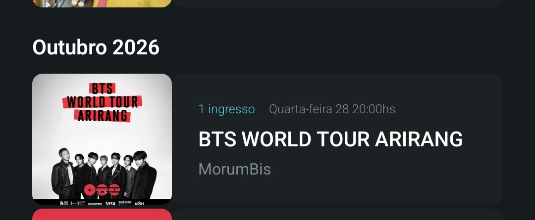 ali VAI VER O BTS tweet media