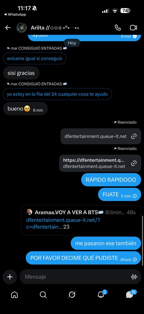 mar CONSIGUIÓ ENTRADAS 🇦🇷 tweet media