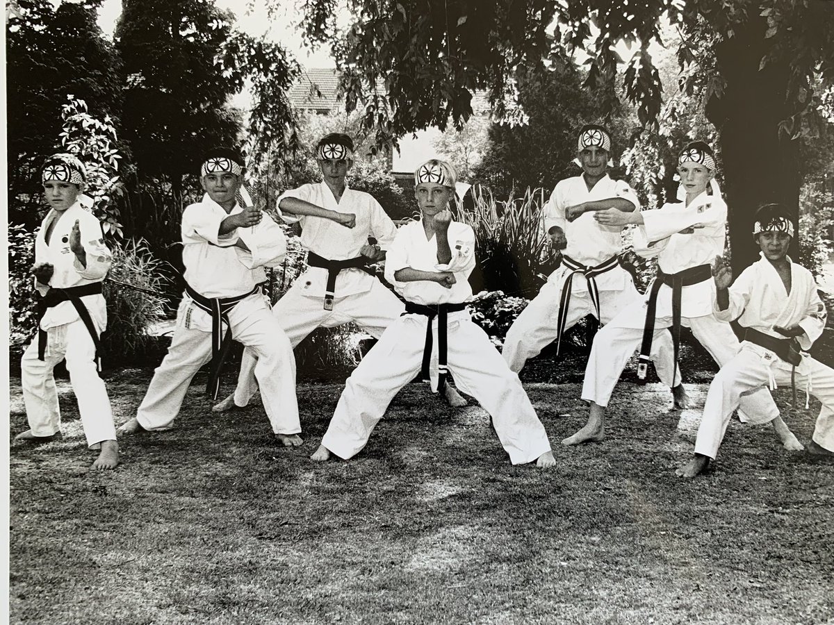SKE in the 1980s. Do you remember the ‘’Karate Kid’ film? We were there promoting the film and of course Karate.