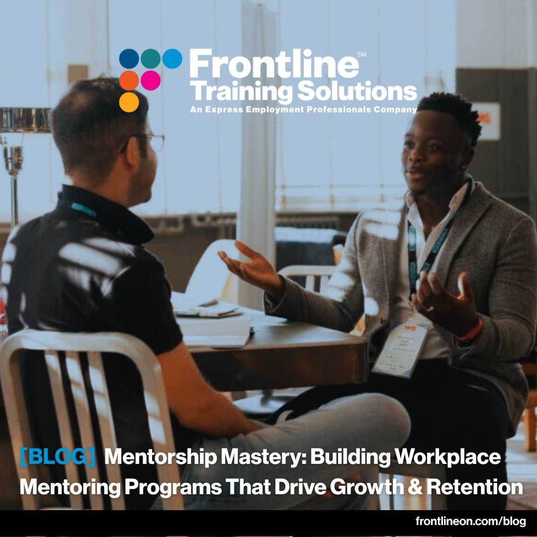 📅January is National Mentoring Month, a timely reminder that growth at work doesn’t happen by accident.

When mentorship is intentionally built into the workplace, it strengthens engagement, performance, and culture—while supporting long-term... frontlineon.com/blog/workplace…

Because