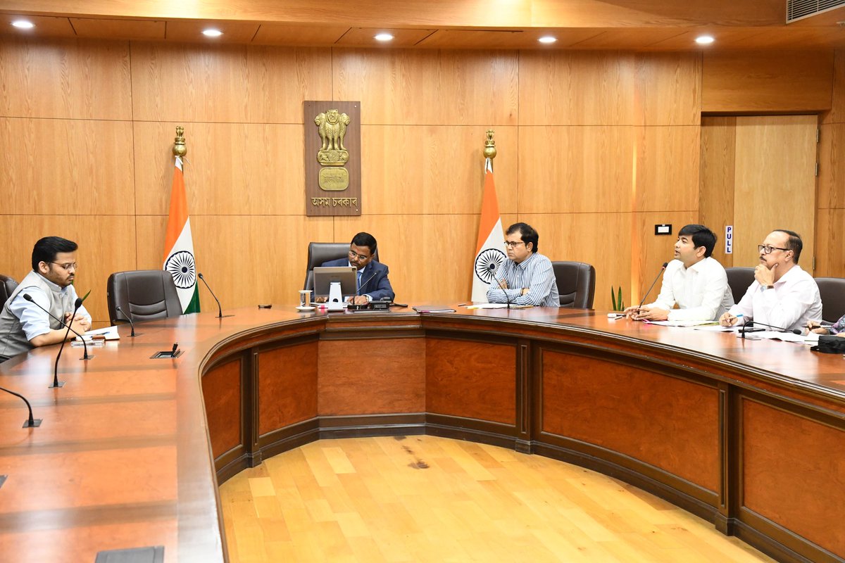 CSAssam_'s tweet photo. Held a detailed VC with District Commissioners and Senior Superintendents of Police of 17 districts hosting NEET examination centres, to review preparedness for the exam scheduled on 3 May across the country.

Deliberated on ensuring a seamless, fair and secure conduct of the examination across all 88 centres in Assam. Emphasised that examination venues must not coincide with locations designated as counting centres for post-election vote counting, so as to avoid any administrative or logistical overlap. Reviewed security arrangements with a focus on strict vigilance and adherence to prescribed protocols.

Directed that any instance of misconduct or irregularity be reported promptly to the National Testing Agency (NTA) for immediate action. Also instructed all districts to activate District-Level Committees and convene coordination meetings with all stakeholders to address gaps and ensure readiness in all respects.

Reiterated the need for close coordination between civil and police administration to uphold the integrity of the examination process.

@NTA_Exams