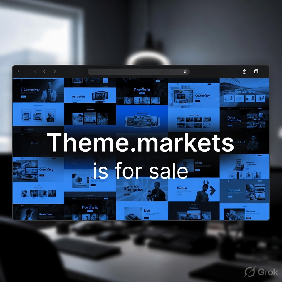 startupsdock's tweet photo. DOMAIN LIQUIDATION: https://t.co/K21xK6wVDb is for sale!
Premium domain perfect for marketplace themes, WordPress themes, design platforms, fashion themes, or any theme-based business.

DM me or reply with your best price.
#DomainForSale #ThemeMarkets #Markets #Liquidation https://t.co/0P9L5RQk4b
