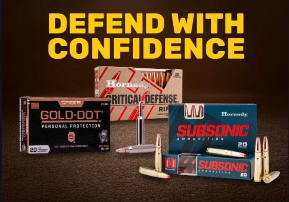 AKballistics's tweet photo. 🔥⭐️➡️ https://t.co/YHB04w3GH1
Tons of Personal Defense Ammunition on sale at Brownell's!
Affiliate Link #AR15 #9mm #Ammunition #AmmoDeals #Ammo #45auto #223rem
@BrownellsInc https://t.co/ziDZJAI5Q7