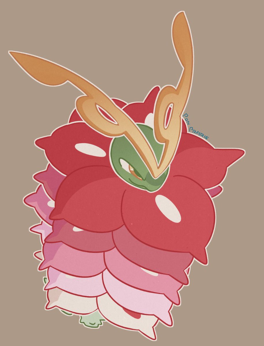 PonPrairie's tweet photo. Haven't drawn in a while, so put some time into mega Meganium 🌿🌸 https://t.co/qqiA0FoVti